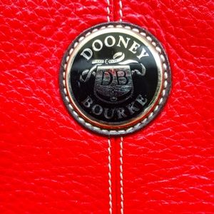 Dooney & Bourke Red Leather Backpack